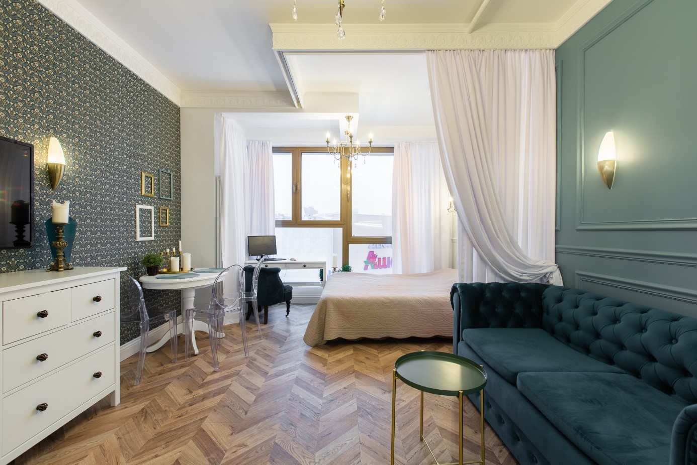 Апартамент на Ходынке в современном британском стиле