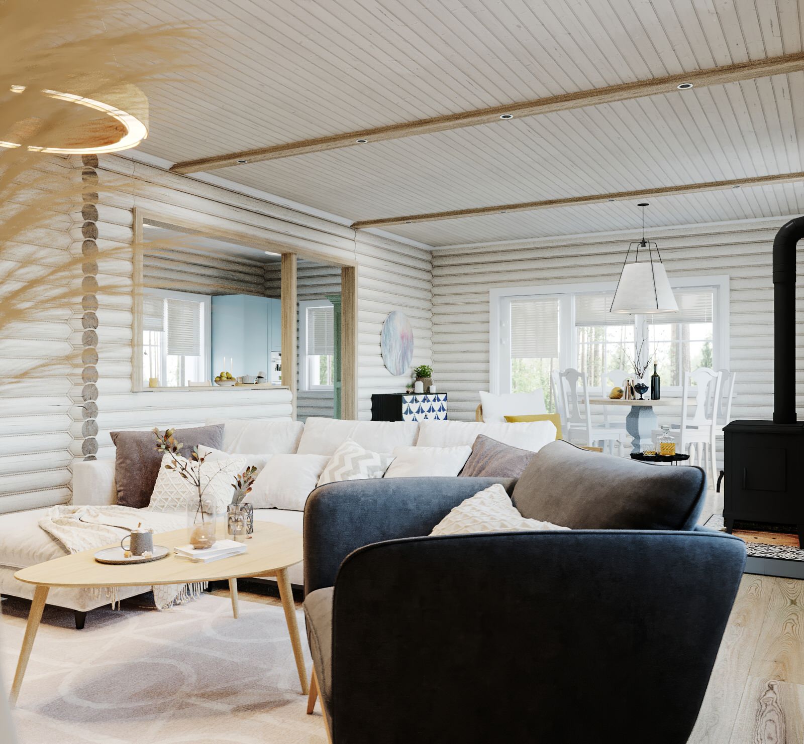 Загородный дом на озере