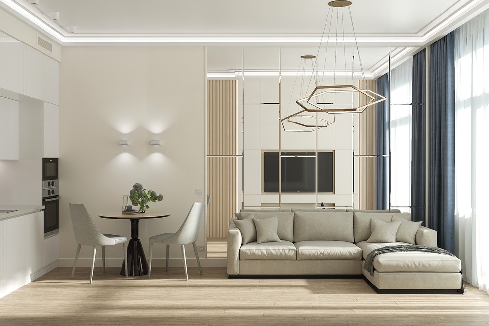 Дизайн проект в ЖК Ямайка 53м2 для молодого человека