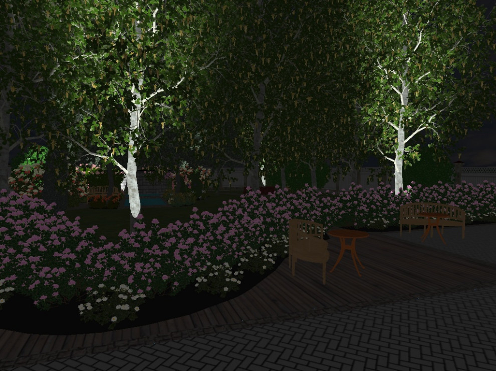 Геометрия в лесу Благоустройство и озеленение сада у исторического дома в центре