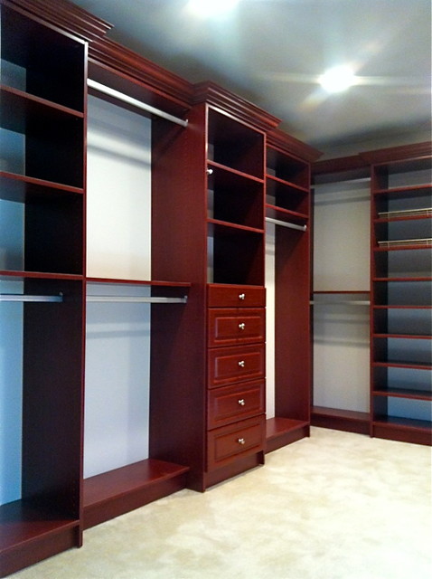 Wild Cherry Master Bedroom Closet Traditional Wardrobe