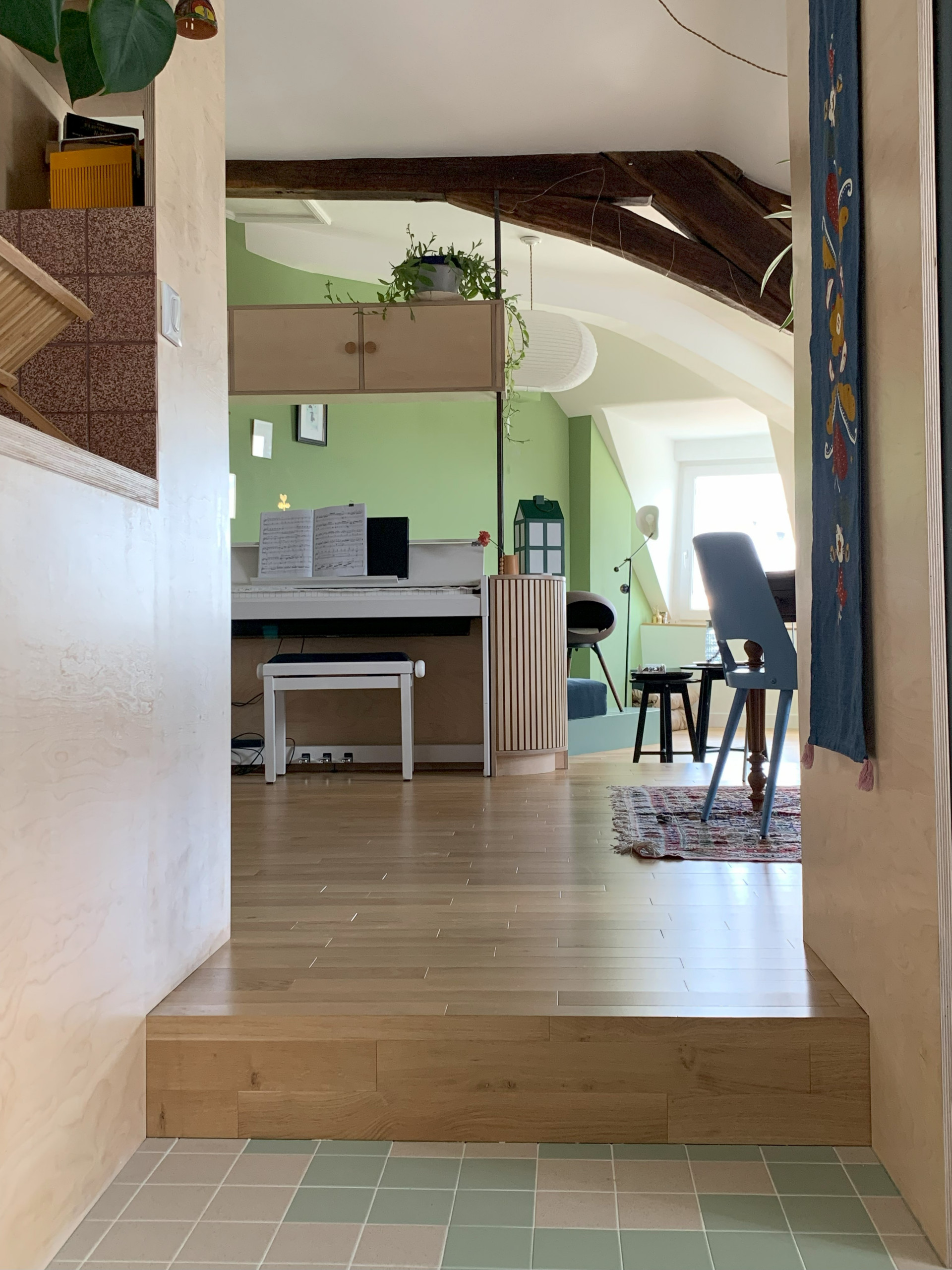 Rénovation d'un appartement mansardé