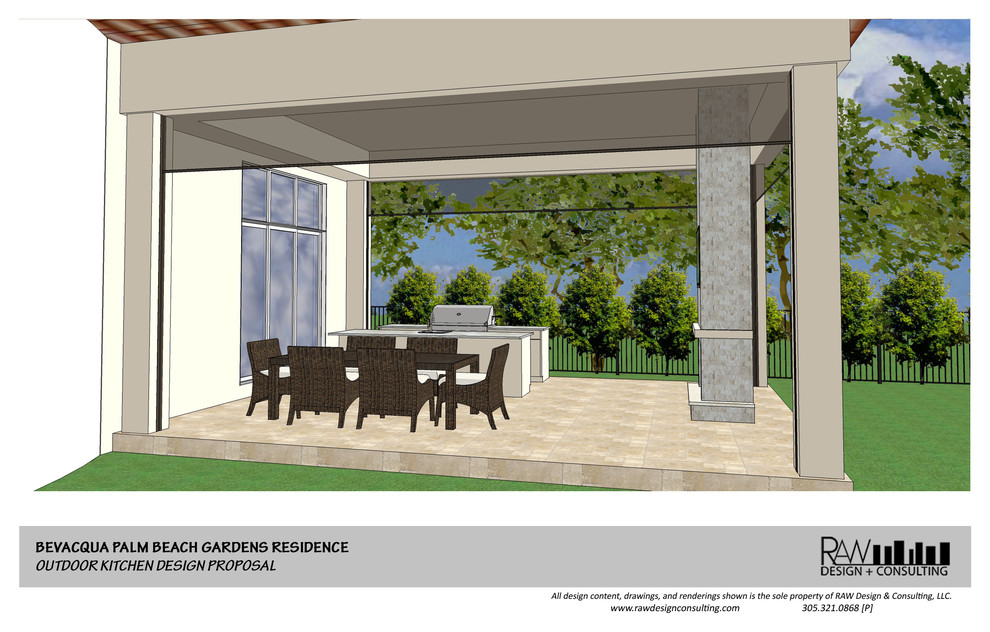 Palm Beach Gardens Outdoor Kitchen