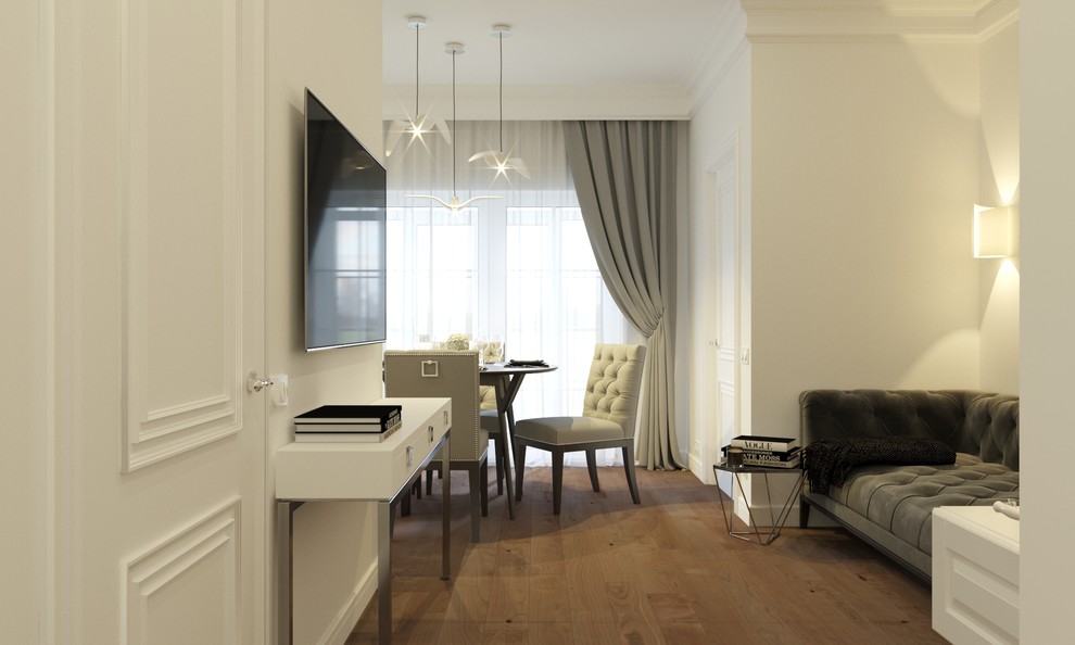 Дизайн-проект квартиры в ЖК "ЗИЛАРТ" 45 кв.м.