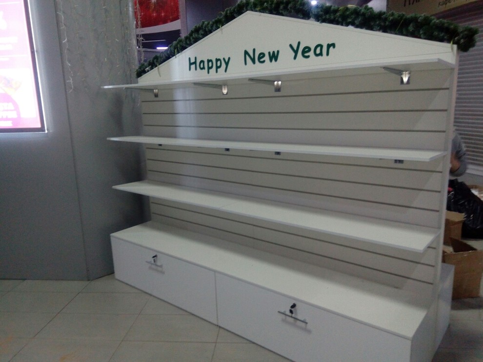 Витрина для новогодних подарков. ТРЦ Москворечье Каширское шоссе