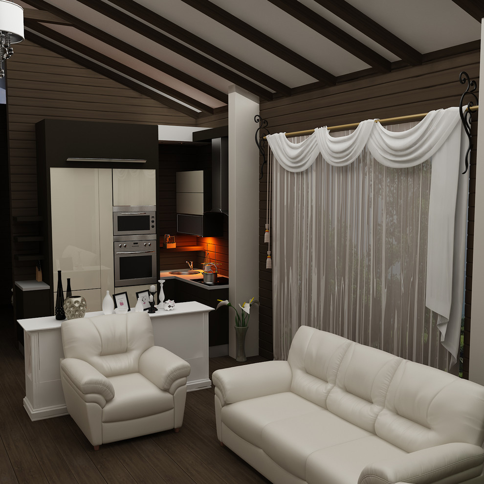 Интерьер деревянного дома