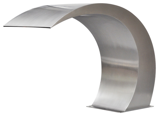 vidaXL Garden Waterfall Pool Fountain Stainless Steel, 45x30x60 cm