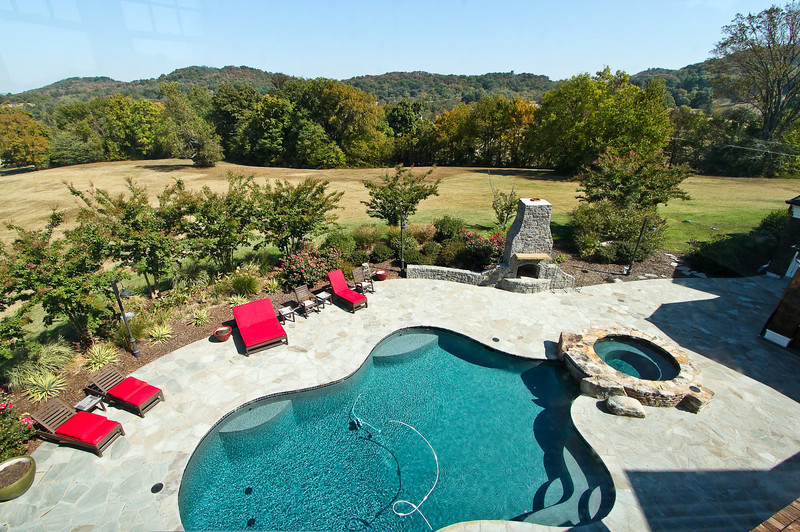 Design ideas for a country pool in Nashville.