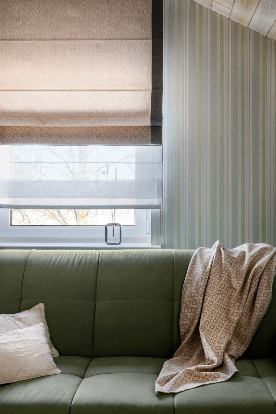 Съёмка штор в хзагородном доме