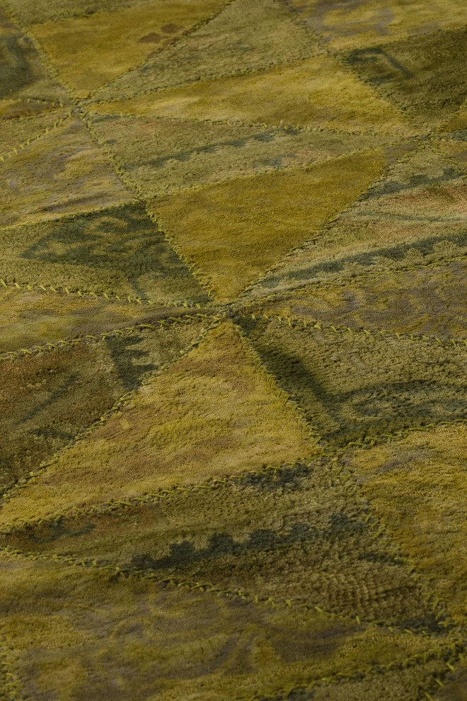 Mat the Basics Vintage Tile Rug, 6'6"x9'6" Contemporary Area Rugs