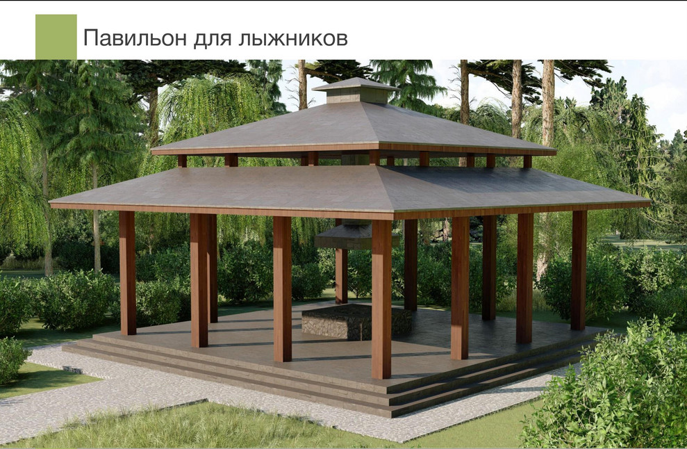 Эскизы проекта зоны отдыха