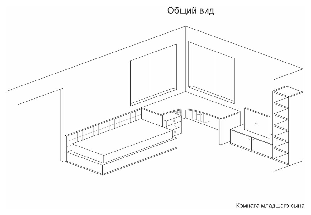 Дом в Подмосковье.Детские комнаты.