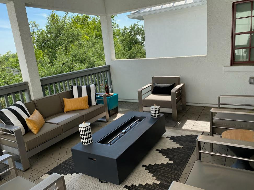 Covered Patio Redesign - All Designs done Virtually!