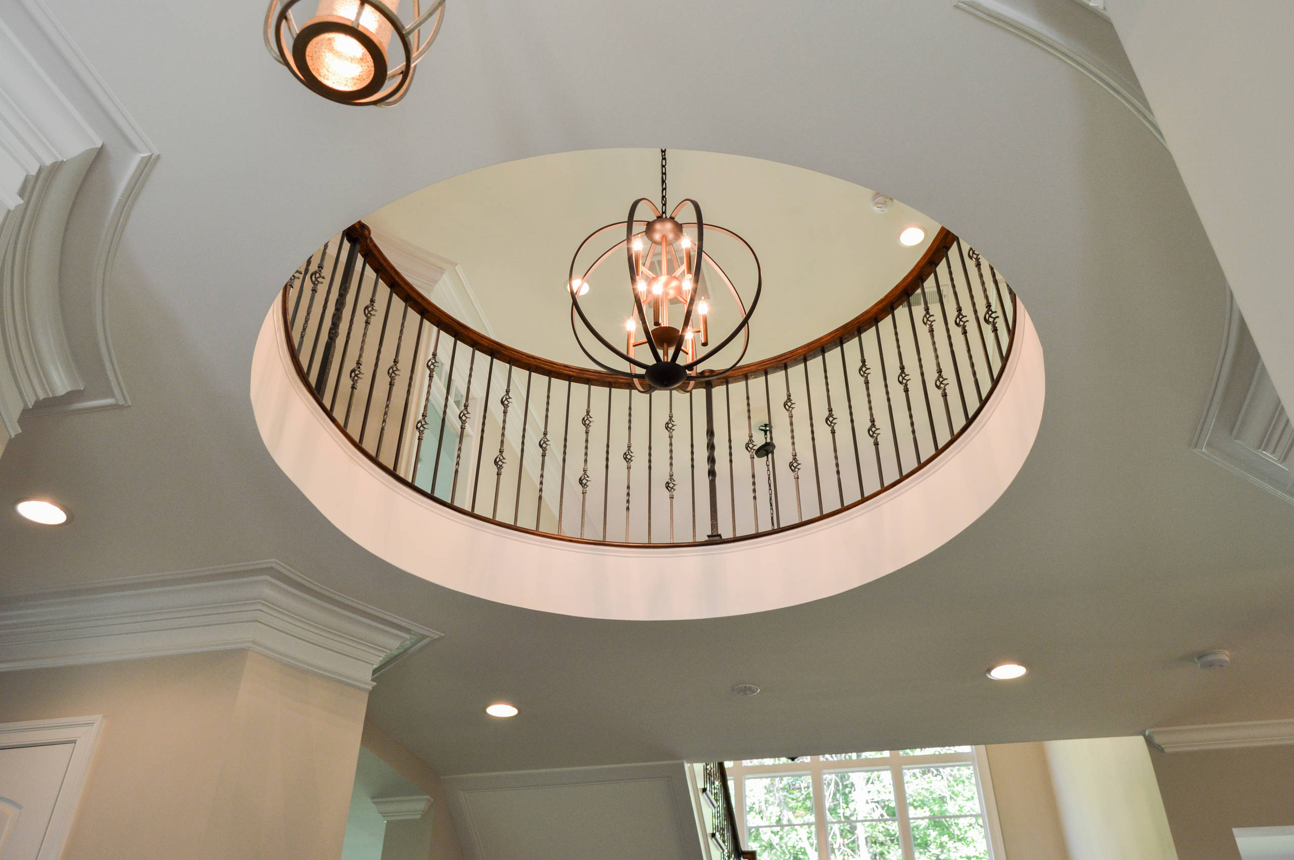 38_European Style Circular Balcony and Multi-level Staircase, Middleburg, VA 201