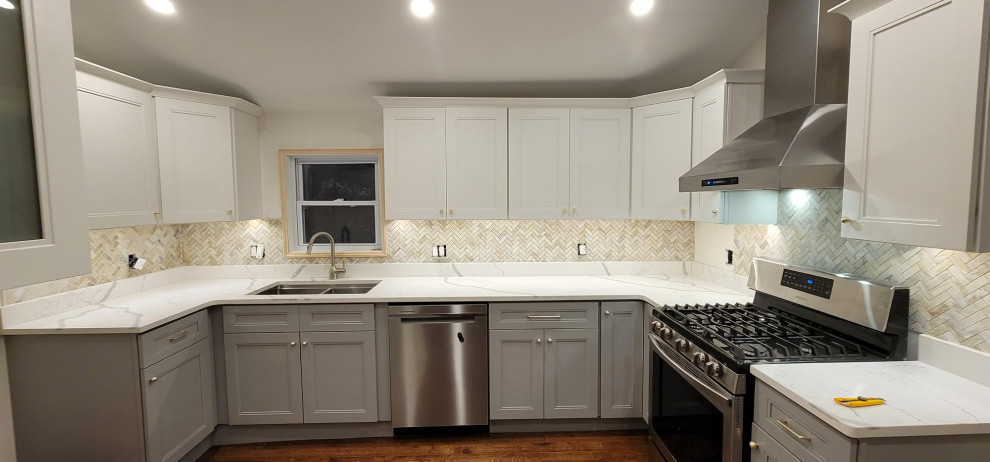 Modern Kitchen Renovations with White Cabinets