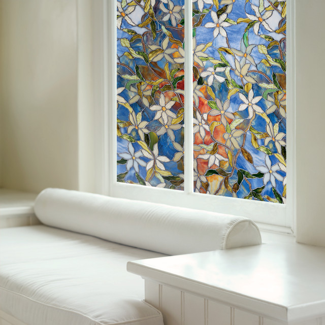 Decorative Window Film In Clematis Modern Houston Decorative Window Film In Clematis