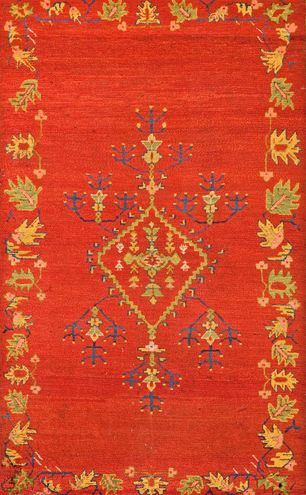 Antique Turkish Oushak Carpets#18747