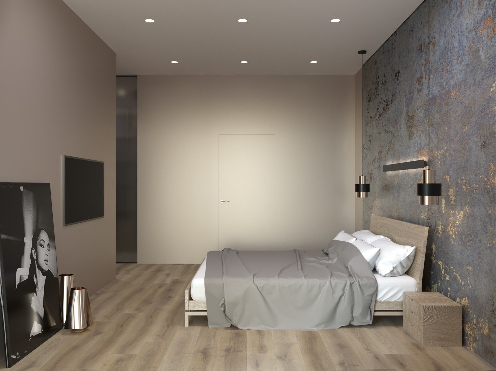 Двухкомнатная квартира в современном стиле с преобладанием древесных акцентов