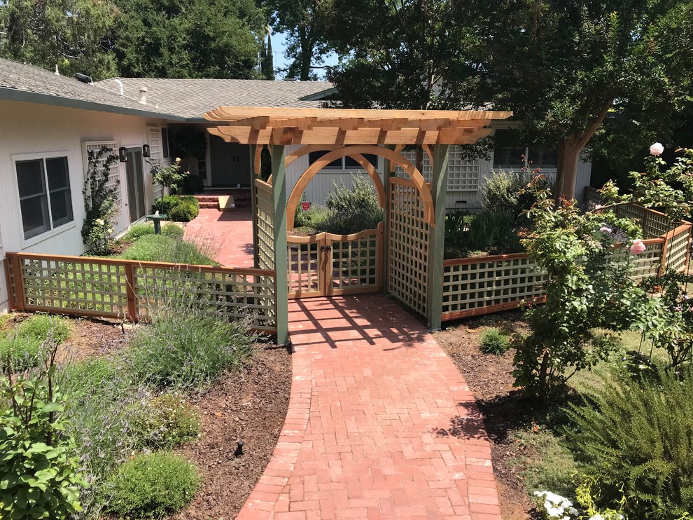 Entry Arbor, Gates, and Fence San Francisco by Charles March