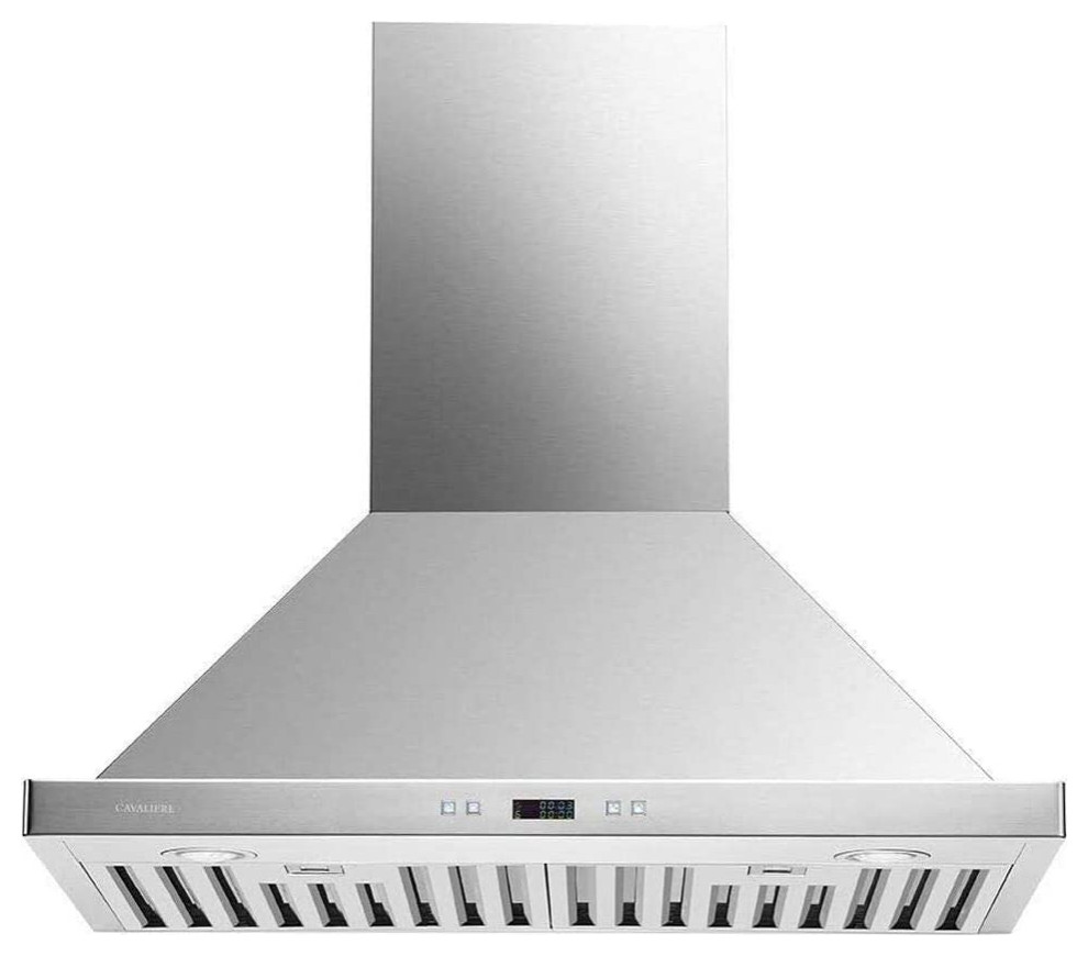 Cavaliere Wall Mount Range Hood, 30" Range Hoods And Vents by