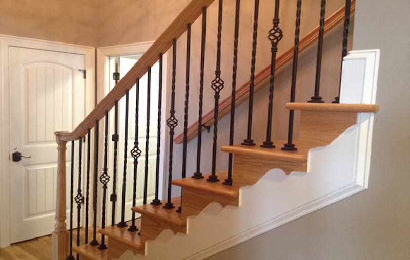 Inspiration for a large wooden staircase remodel
