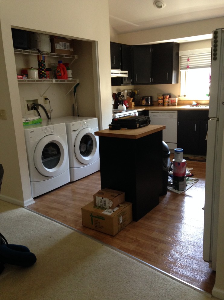 Ideas for laundry in the kitchen