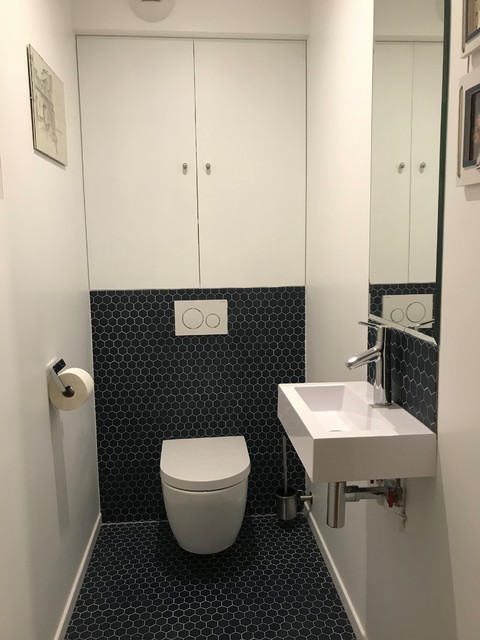 WC contemporary-powder-room