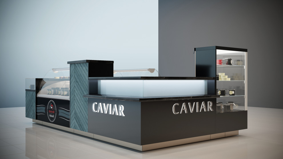 Проект торгового островка "caviar"