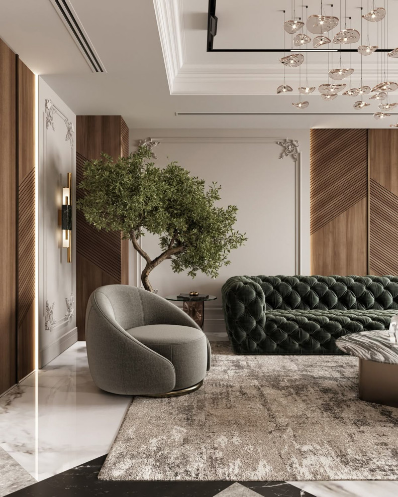 дизайн проект гостинной