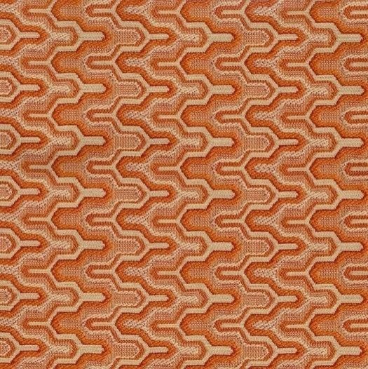 Kelvin Orange Upholstery and Drapery Fabric