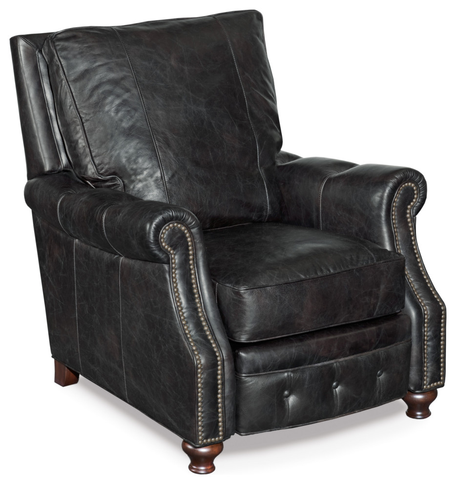 Old Saddle Black Recliner Chair