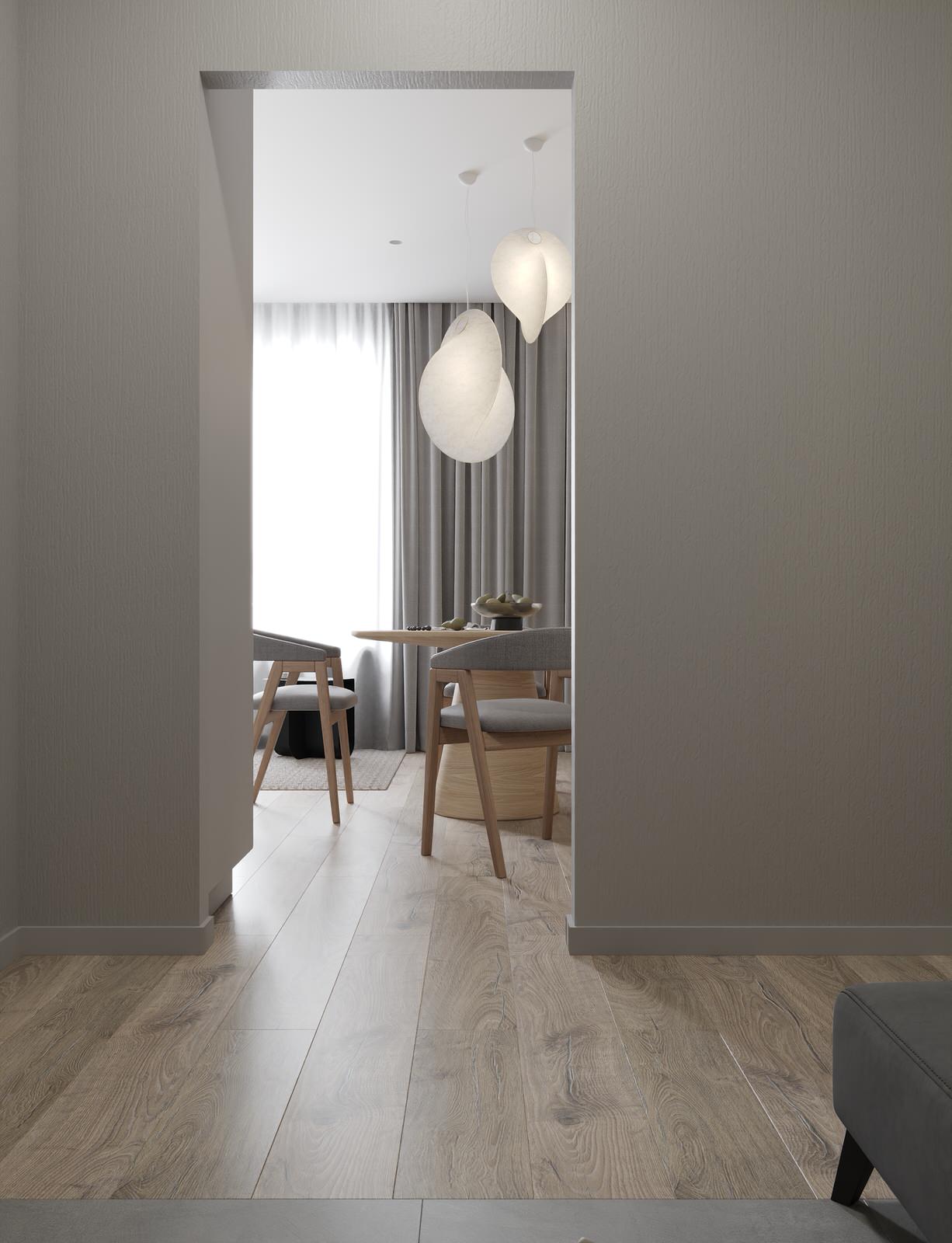 Проект квартиры для молодой семьи в Екатеринбурге.