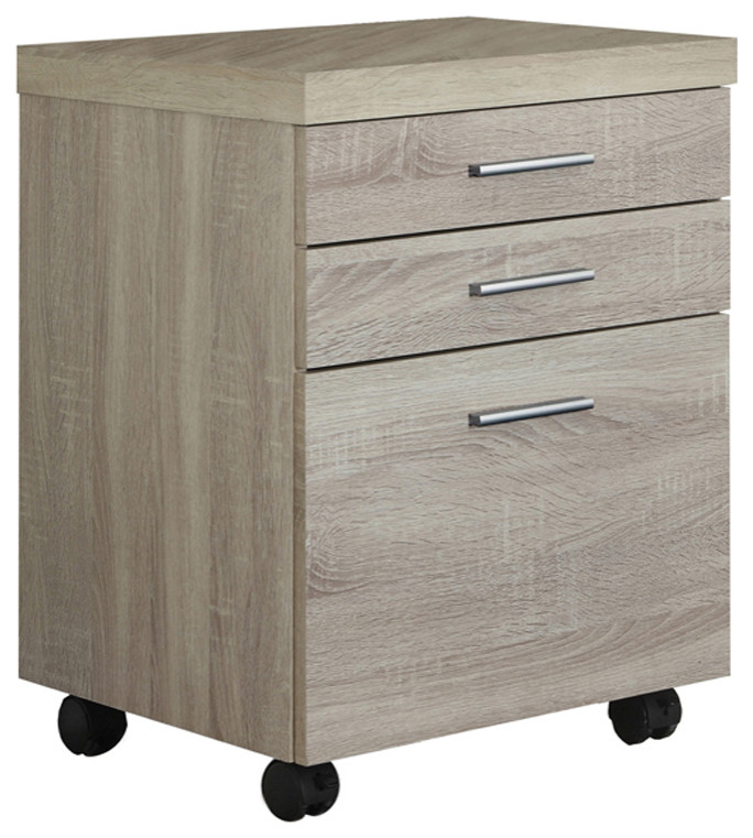 Monarch Office Filing Cabinet 3 Drawer White On Castors Transitional Filing Cabinets By Clickhere2shop
