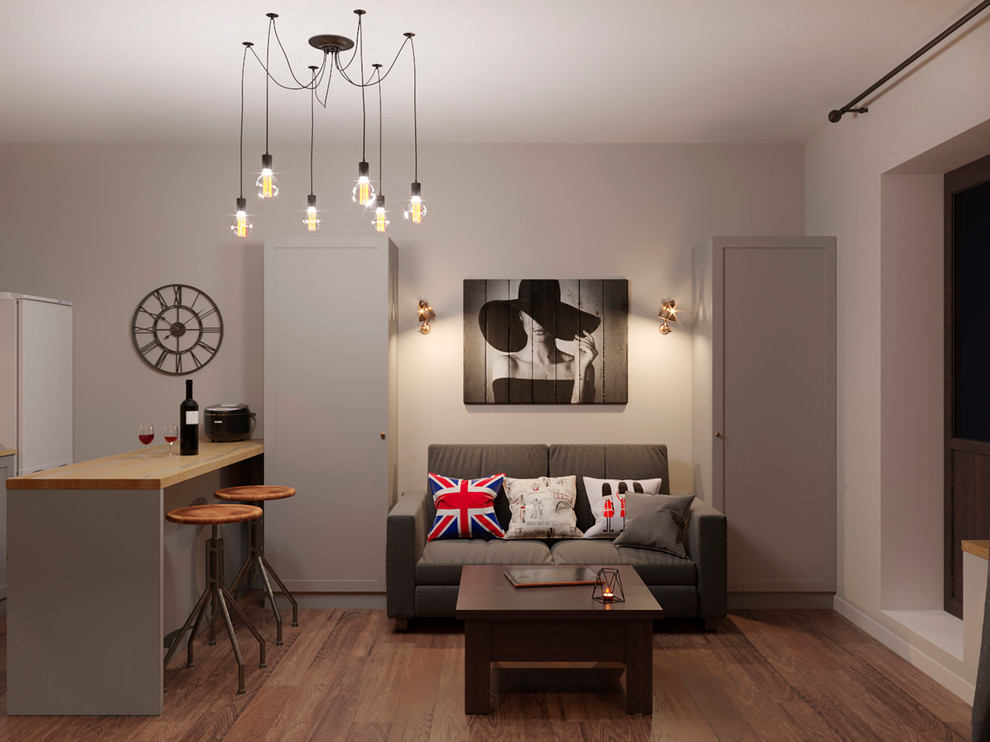 визуализация гостиной для дизайнера Надежды Тавруевой