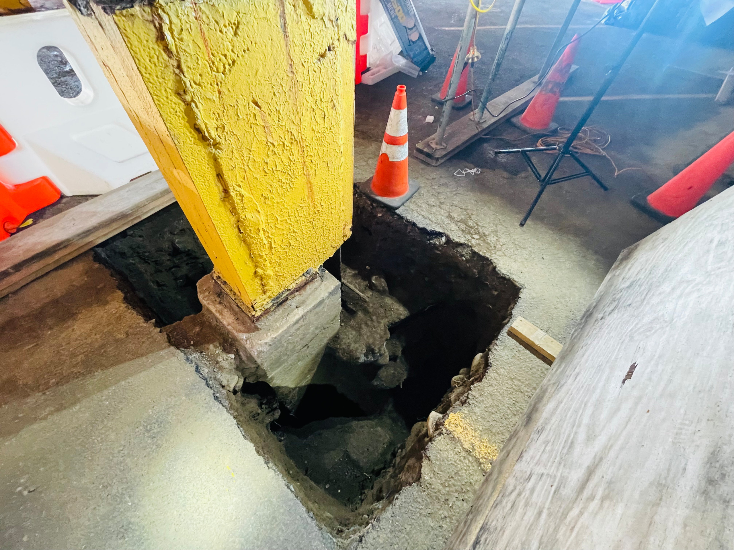 Temporary Parking Structure reinforcement