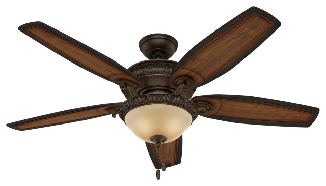 Hunter Fan Company 54 Claymore Brushed Cocoa Ceiling Fan With