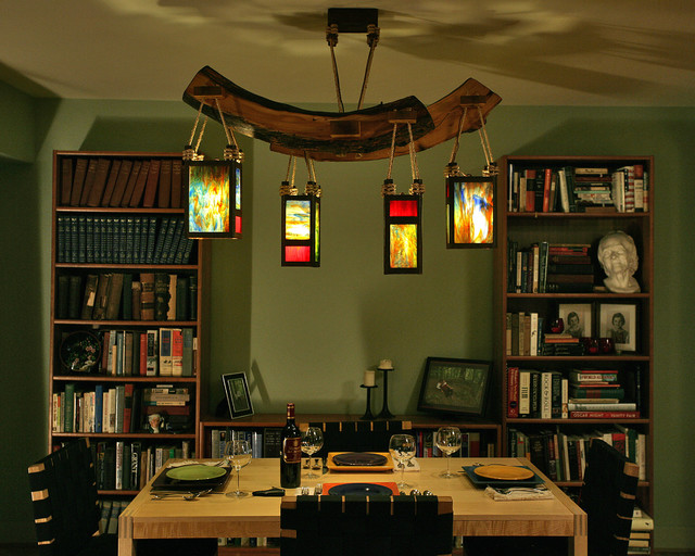 Lighting by Design eclectico-comedor