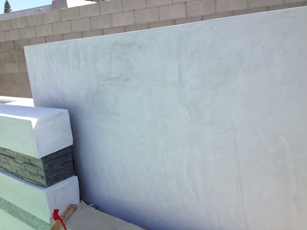 Inconsistent smooth stucco walls