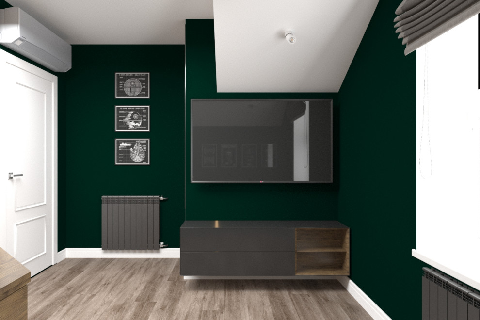 Яркий интерьер таунхауса