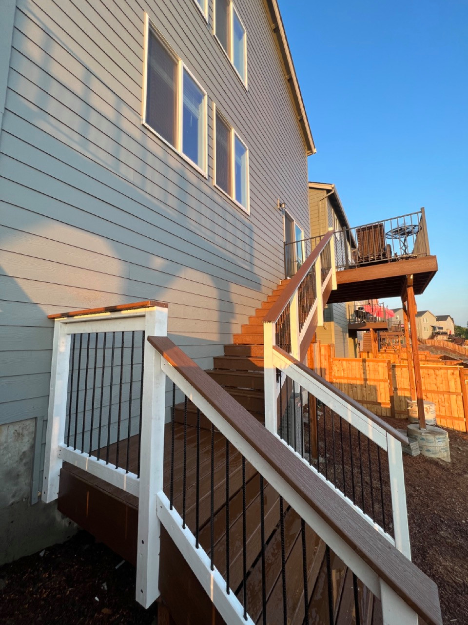 Gale Creek Terrace Accented Steps