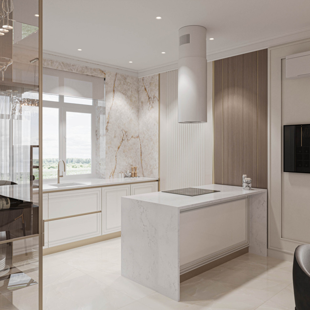 Дом в стиле неоклассика 260 м2