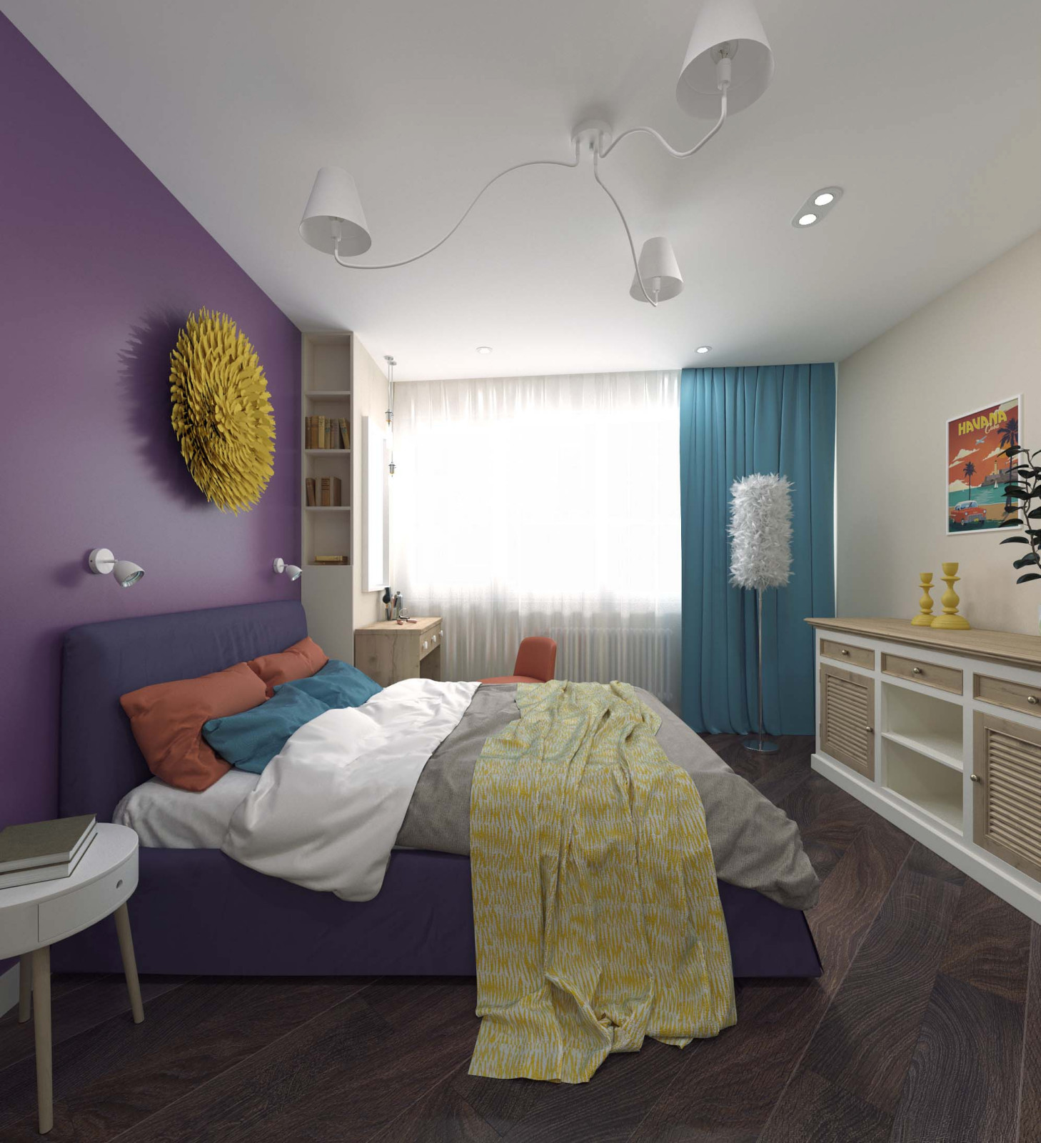 Интерьер с камерунской шляпой