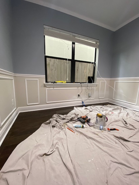 Painting & Wainscoting Office Upgrade