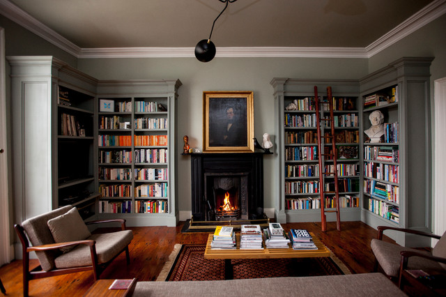 Bookcase victorian-living-room