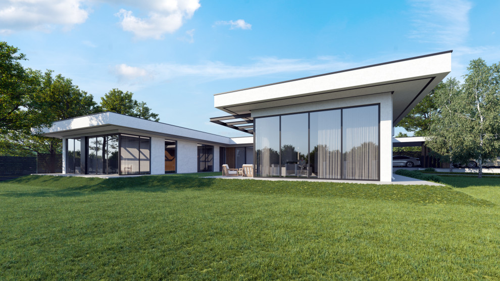 П-образный дом