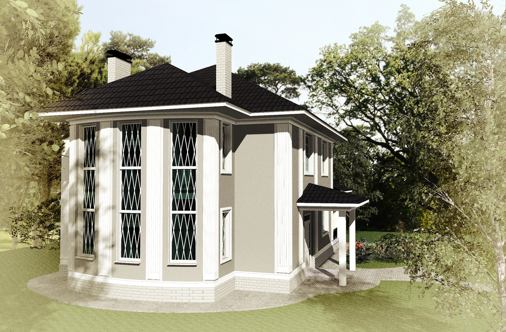 дом в классическом стиле