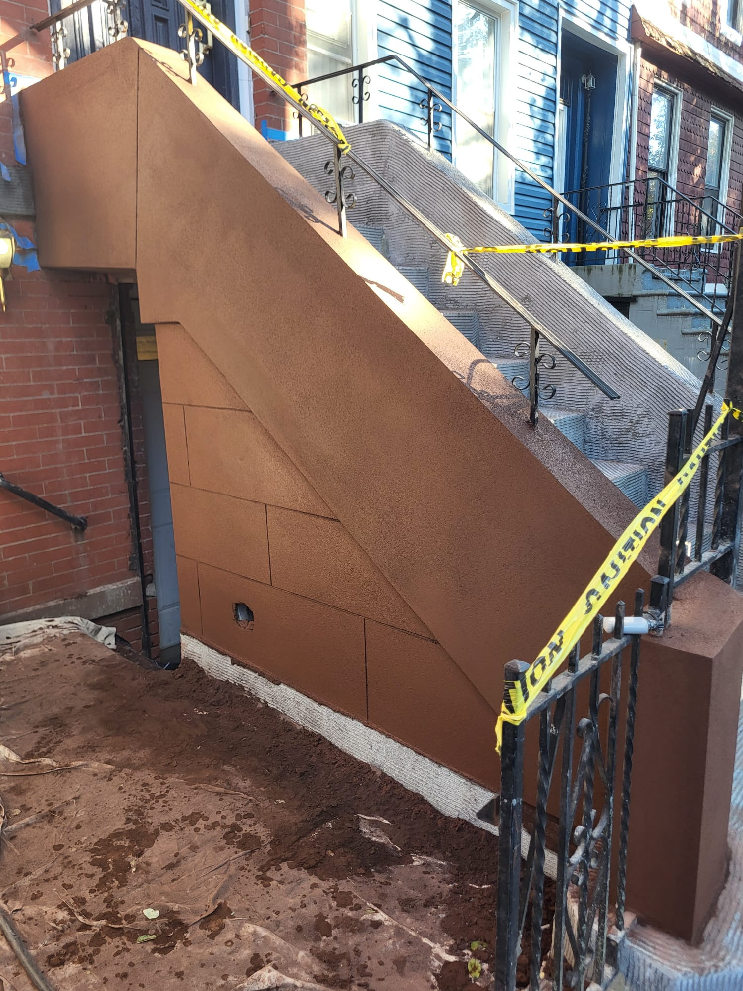 Brown Stone Stoop & Steps