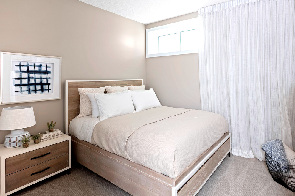 Inspiration for a transitional home design remodel in Calgary