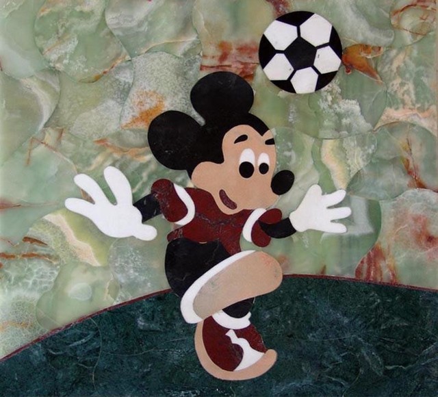 mickey mouse backsplash tile