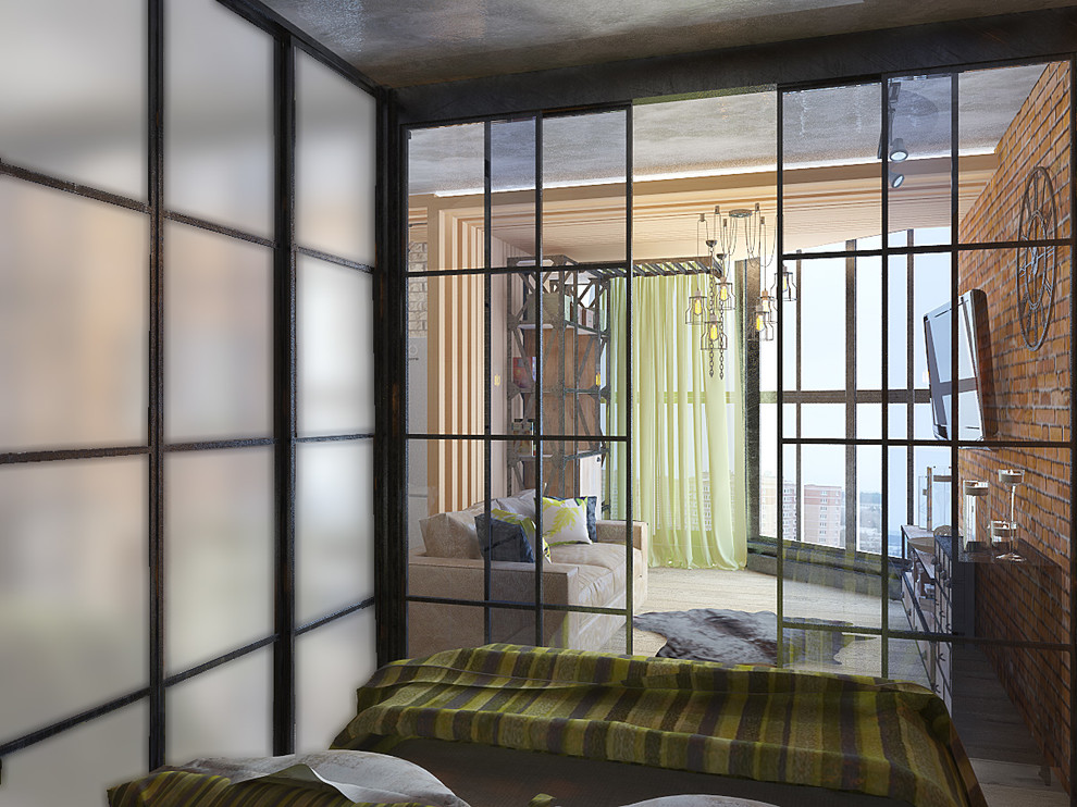 Однокомнатная квартира в стиле лофт